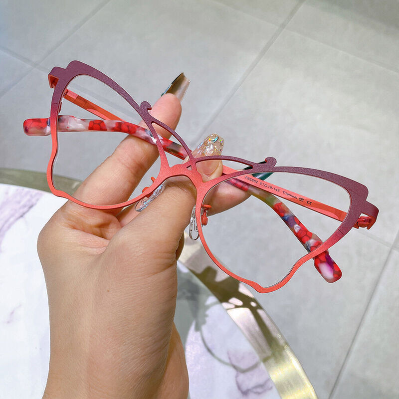 Vaugha Cat Eye Braune Brille