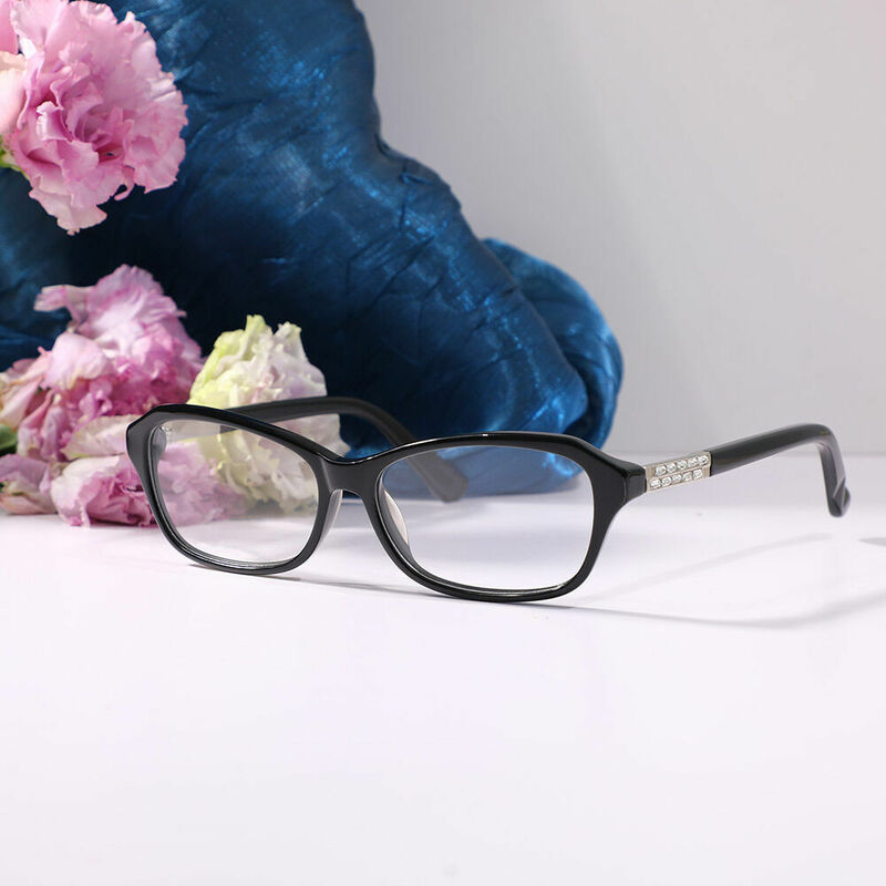 Steinbecie Rectangle Black Glasses
