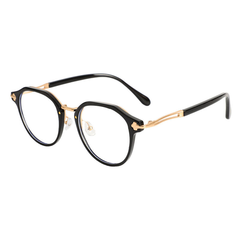 Moira Round Black Glasses