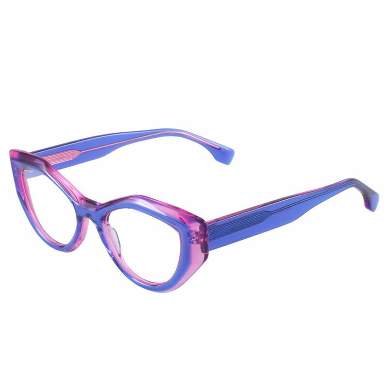 Louisa Cat Eye Purple Glasses