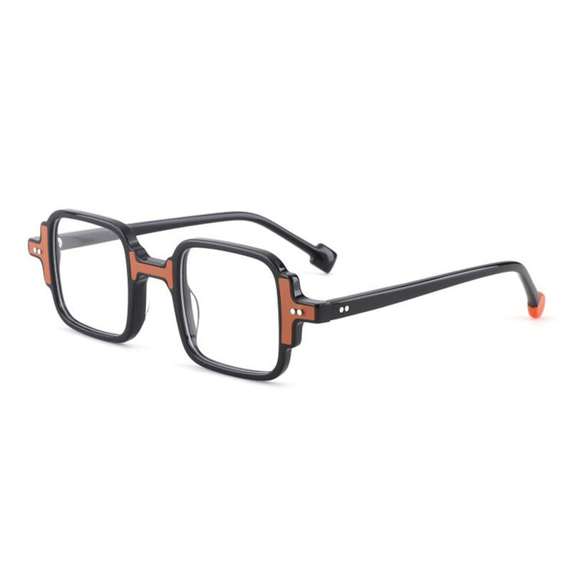 Thoreau Square Black Glasses