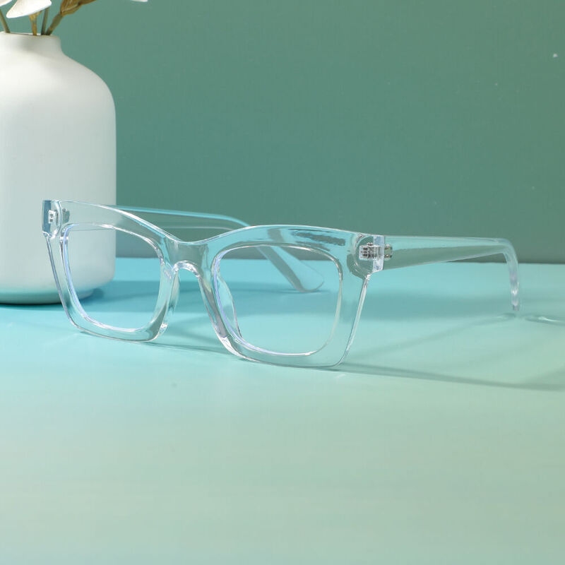 Ida Square Clear Glasses