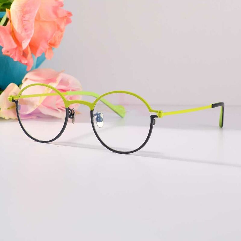 Cook Runde Gelbe Brille