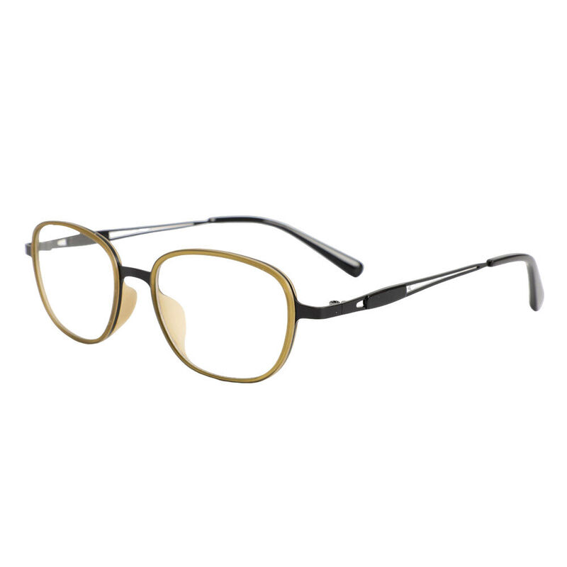 Marjorie Rectangle Green Glasses