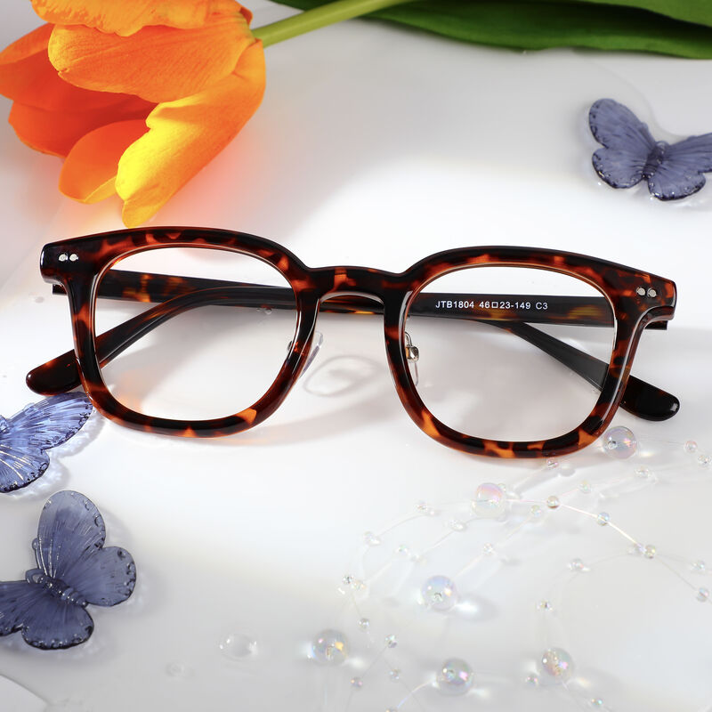 Lunettes de Vue Agnes Carré Écaille