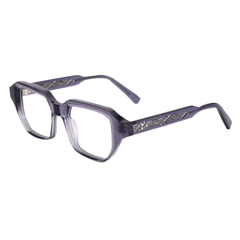 Eudor Square Grey Glasses