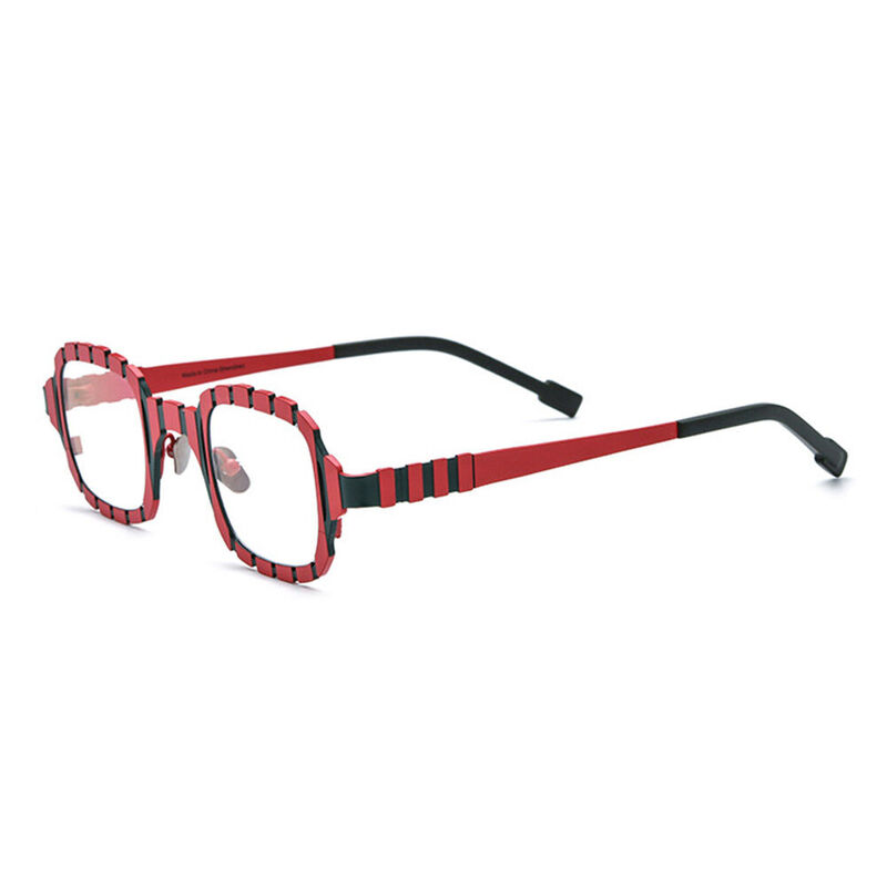 Lunettes de Vue Constance Carré Rouge
