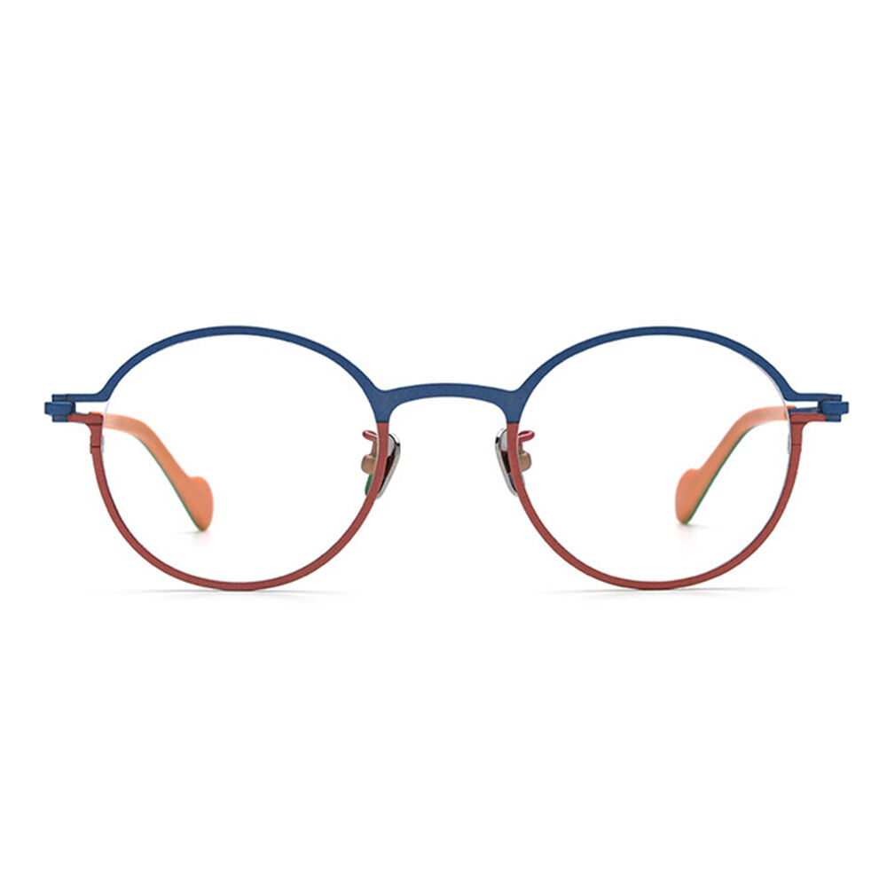 Lunettes de Vue Cook Ronde Bleu