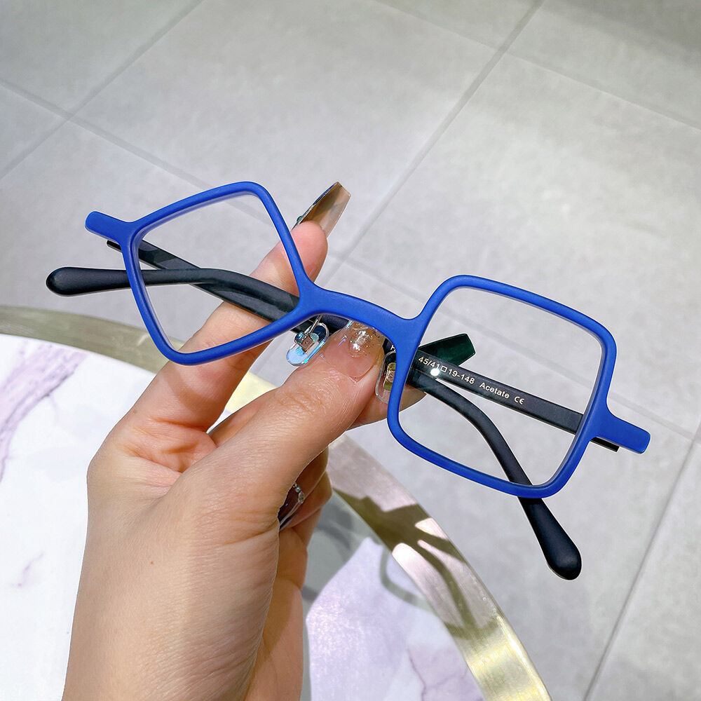 Van Square Blue Glasses