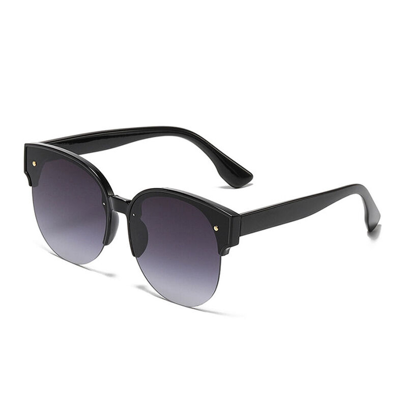 Pep Round Black Sunglasses - Aoolia.com