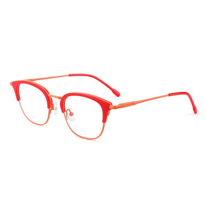 Althea Cat Eye Red Glasses