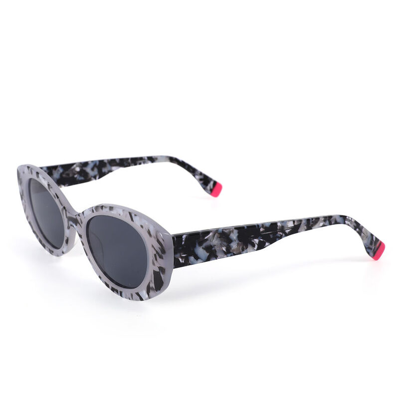 Luna Cat Eye Leopard Sunglasses