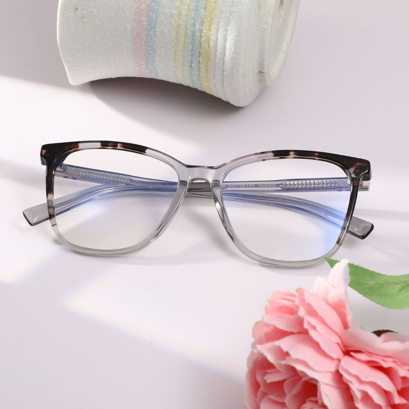 Dorlus Square Gray Glasses