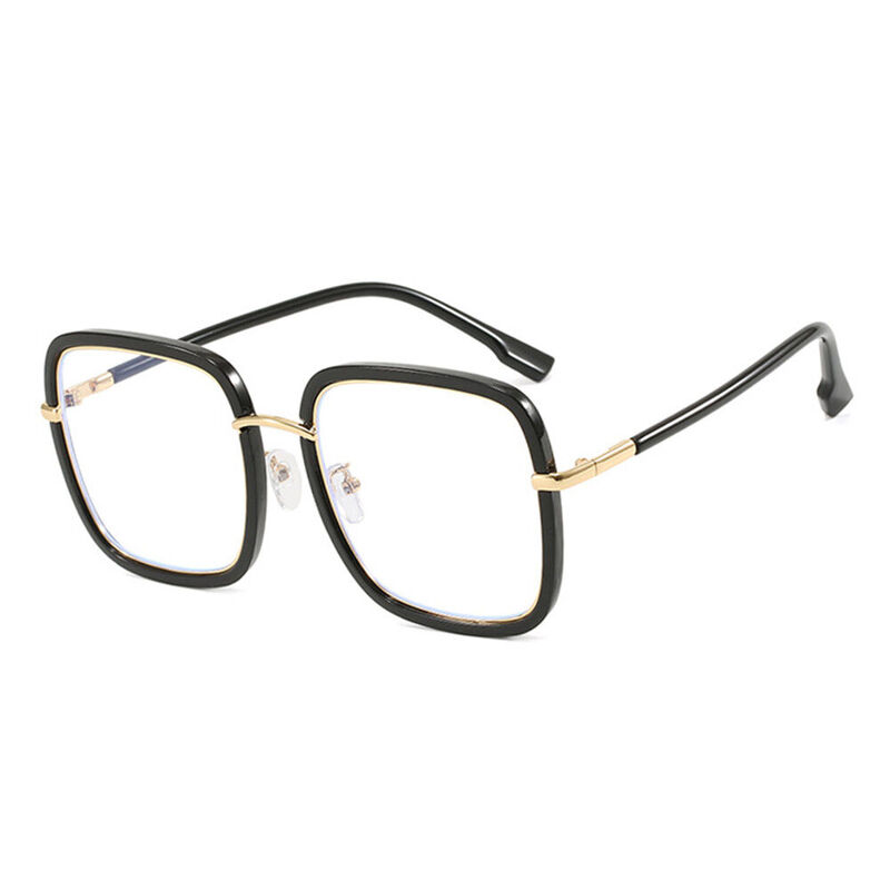 Timoth Square Black Glasses