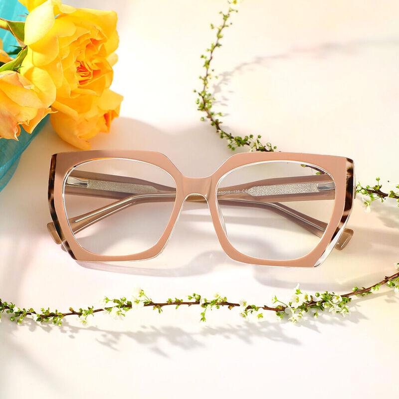 Sophy Cat Eye Pink Glasses
