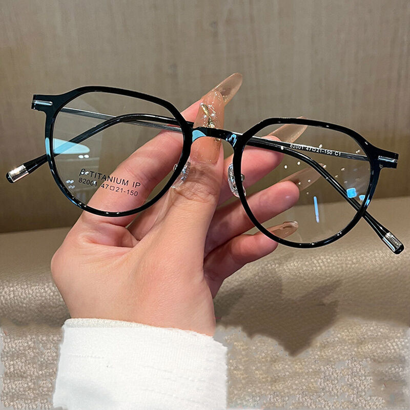 Lunettes de Vue Anderso Runde Noir
