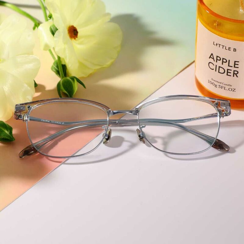 Parker Browline Grau Brille