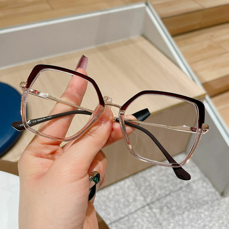 Gafas Graduadas Tipo Cat Eye Marrones Jackso