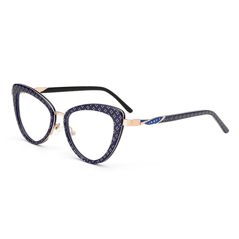 Molly Cat Eye Blaue Brillen