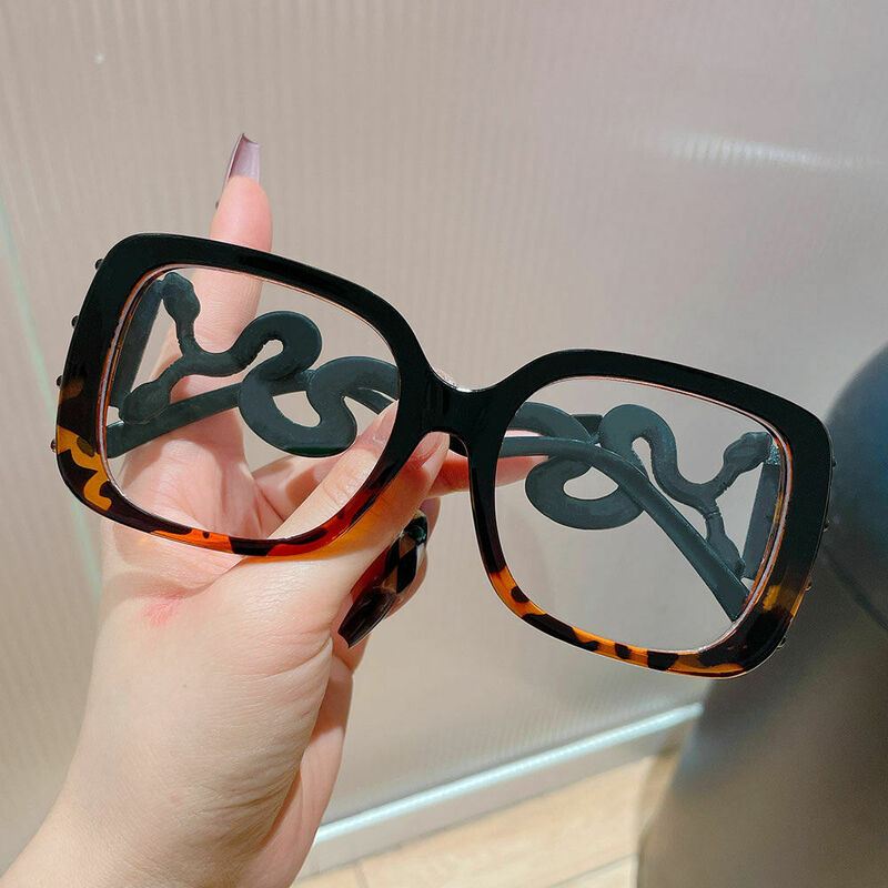 Duncan Square Black Tortoise Glasses