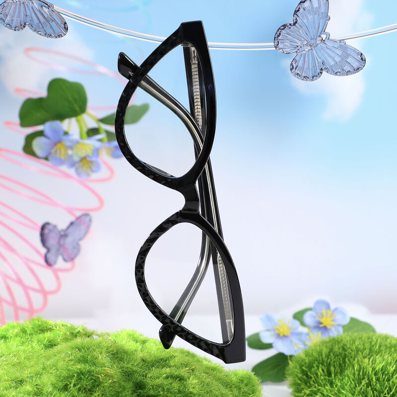 Lunettes de Vue Abigail Cat Eye Noir