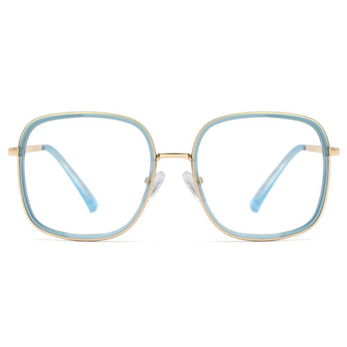 Ibernia Square Blue Glasses