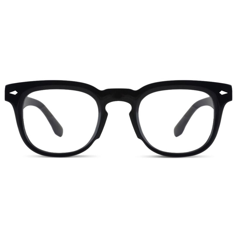 Gould Square Black Glasses