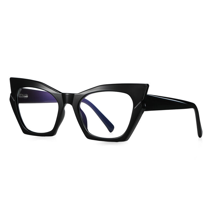 Thereses Cat Eye Black Glasses