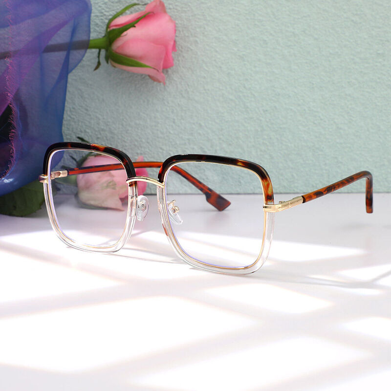 Lunettes de Vue Timoth Carré Écaille