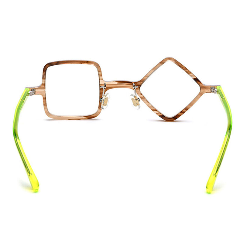 Van Square Brown Glasses