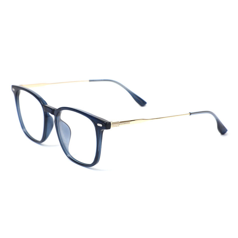 Philip Square Blue Glasses