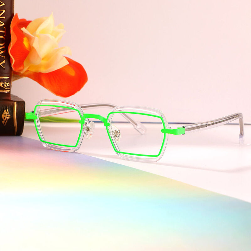 Lunettes de Vue Alexander Carré Vert