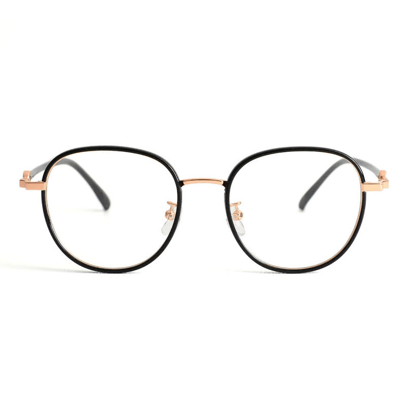 Meredith Square Black Glasses