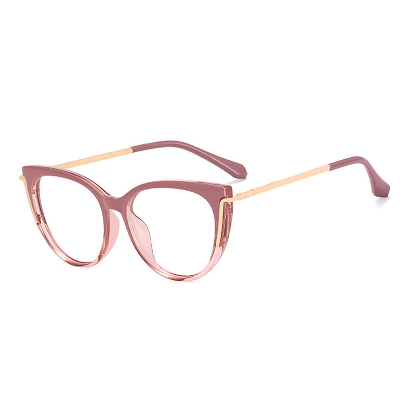 Horatio Cat Eye Pink Glasses