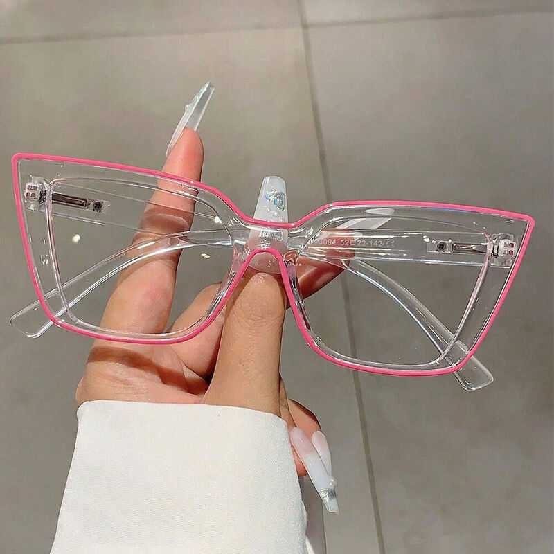 Elsa Cat Eye Pink Glasses