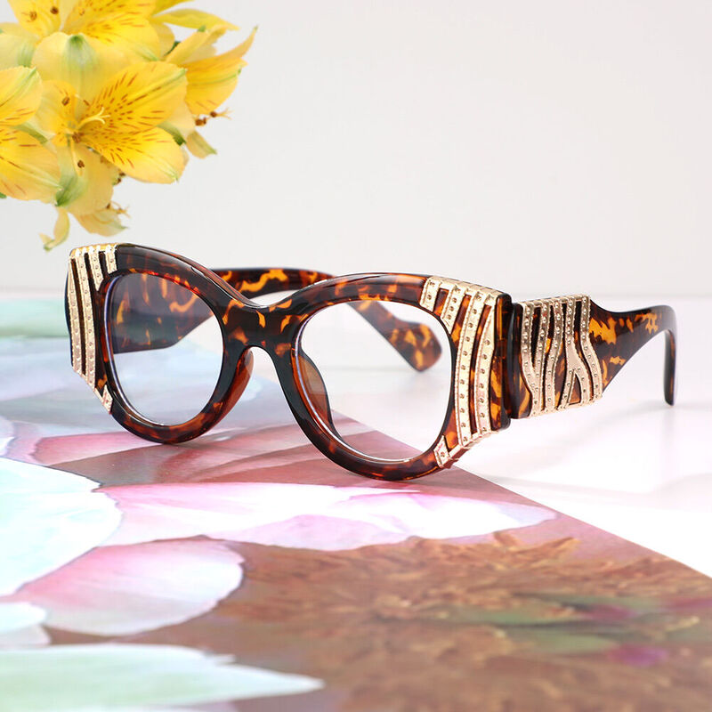 Gilks Oval Tortoise Glasses