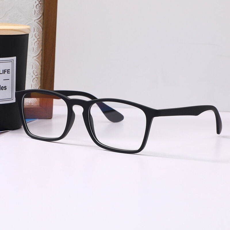 Gerald Square Black Glasses