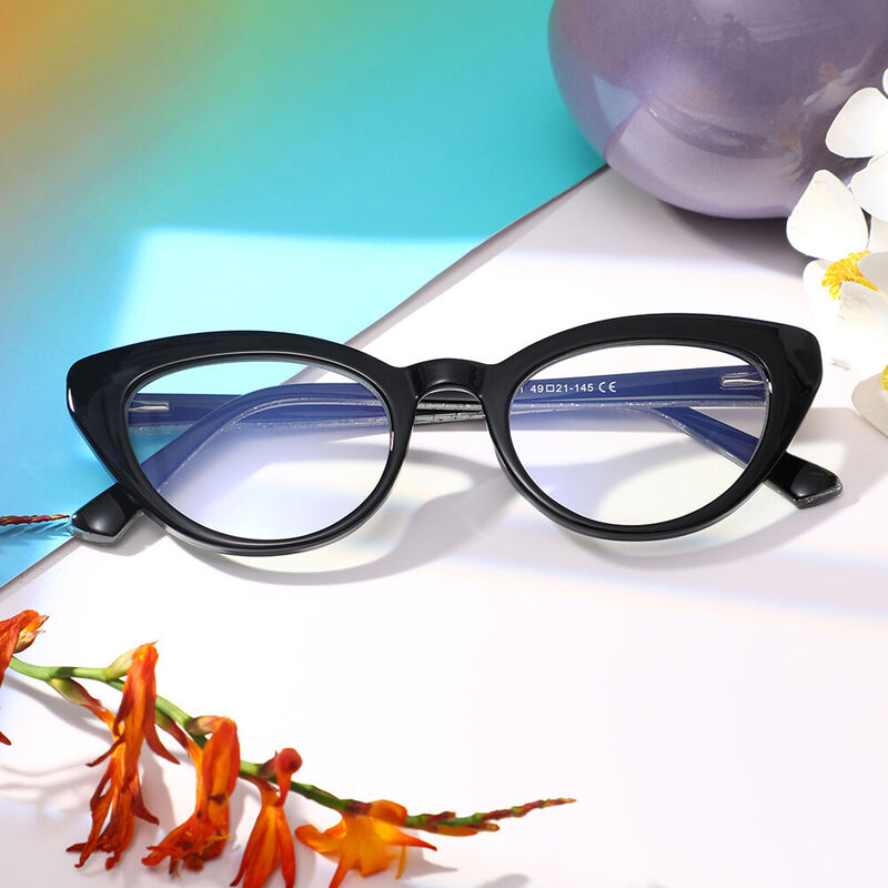 Howard Cat Eye Red Glasses