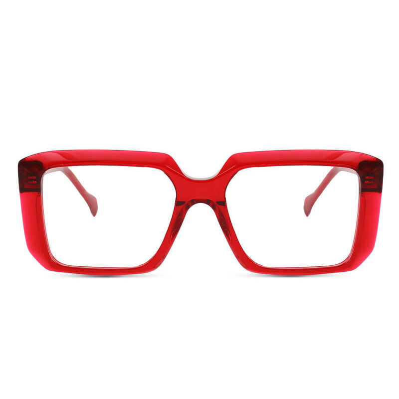 Boyce Square Red Glasses