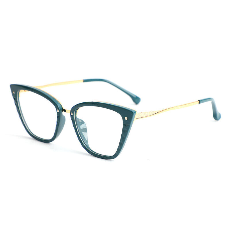 Daphne Cat Eye Grüne Brille