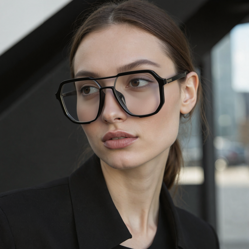 Occhiali da Vista Carter Aviator Nero