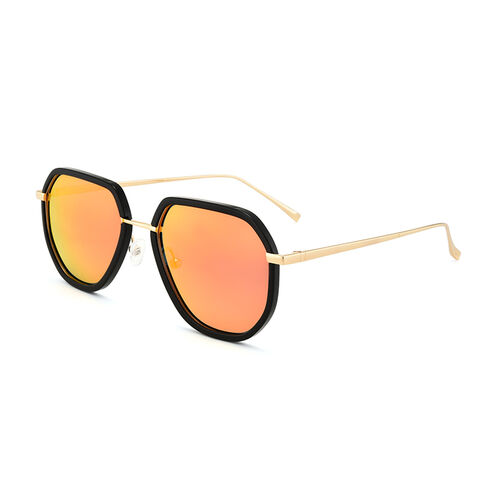 Passionate Season Aviator Red Mirror Sunglasses