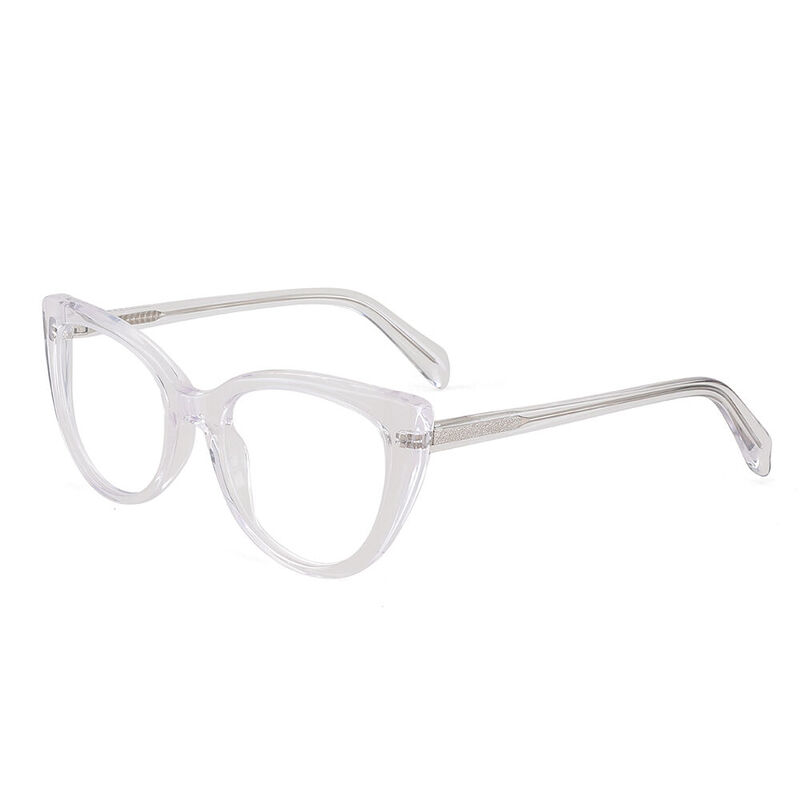 Catwalk Cat Eye Transparent Glasses