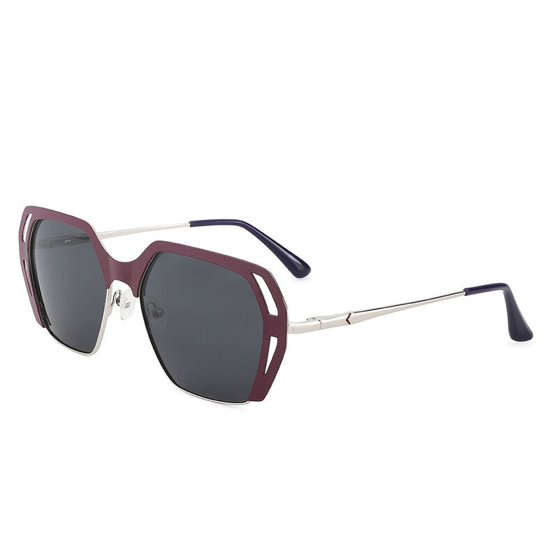 Transform Geometric Red Sunglasses