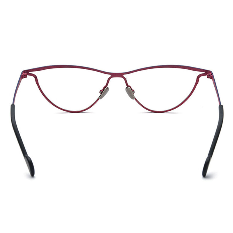 Lora Cat Eye Red Glasses