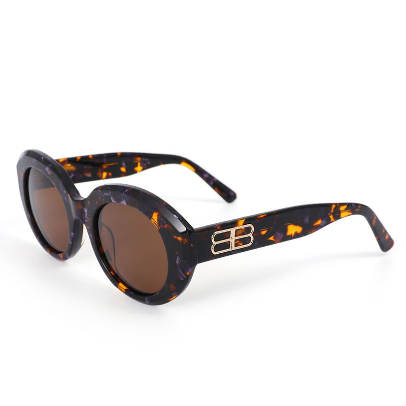 Sylvia Cat Eye Tortoise Sunglasses