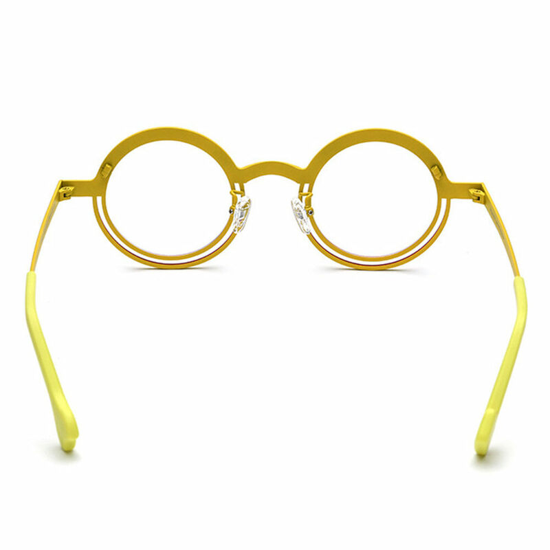 Charle Round Pink Glasses