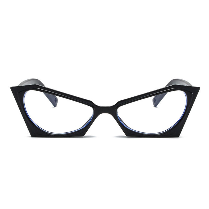 Alvon Cat Eye Black Glasses