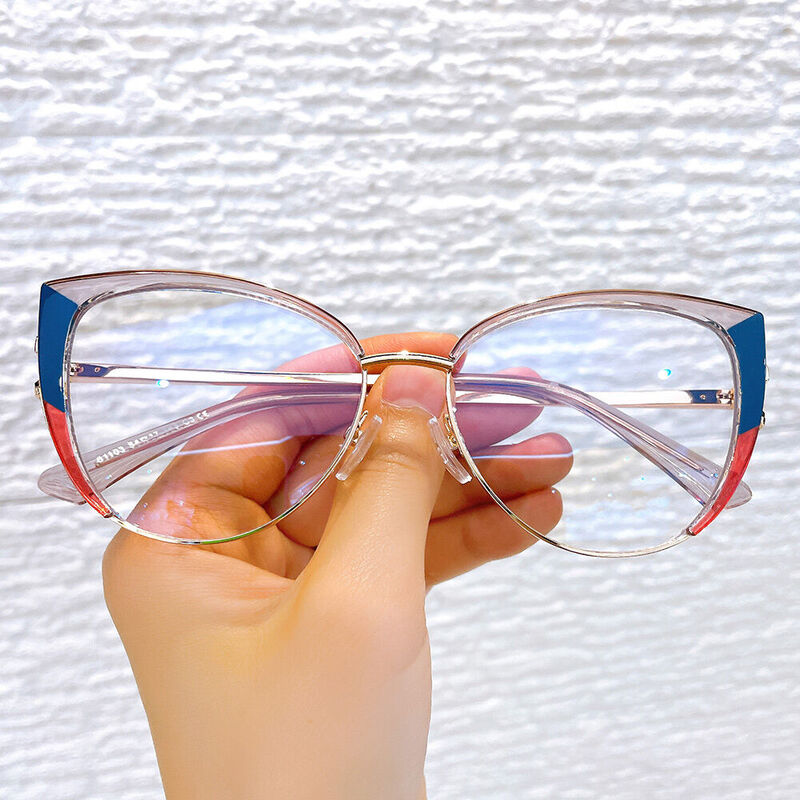 Doona Cat Eye Purple Glasses