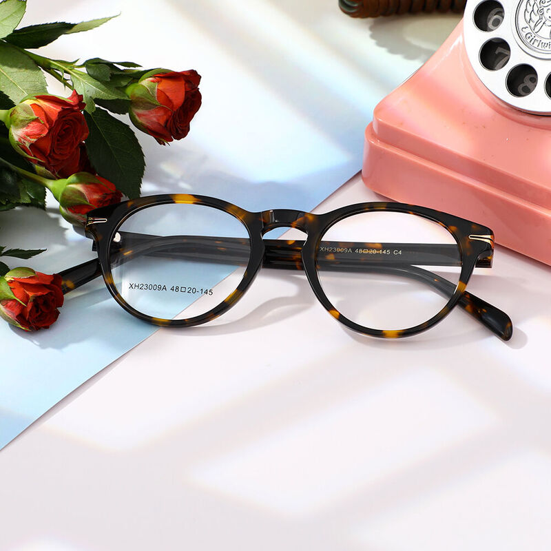 Samsen Round Tortoise Glasses